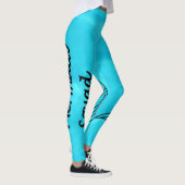 Turquoise blauwe Mermaid Squad Leggings (Rechts)