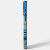 Turquoise blauwe oceaan op zonsondergang Case-Mate iPhone case (Achterkant / Links)