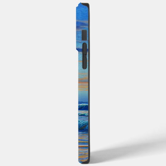Turquoise blauwe oceaan op zonsondergang Case-Mate iPhone case (Achterkant / Links)