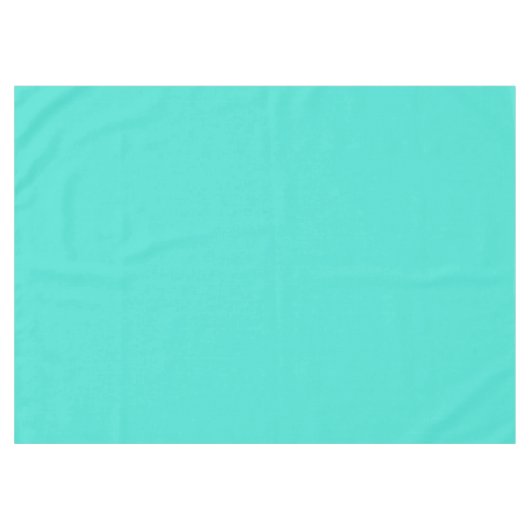 turquoise blauwe tafelkleed (Voorkant (Horizontaal))
