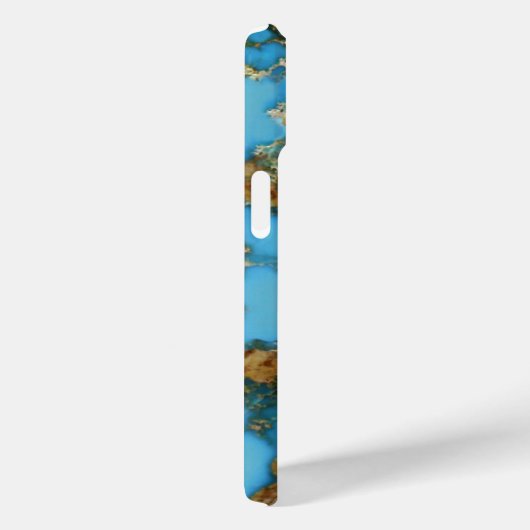 Turquoise blauwe telefoonhoes Case-Mate iPhone case (Achterkant / Rechts)