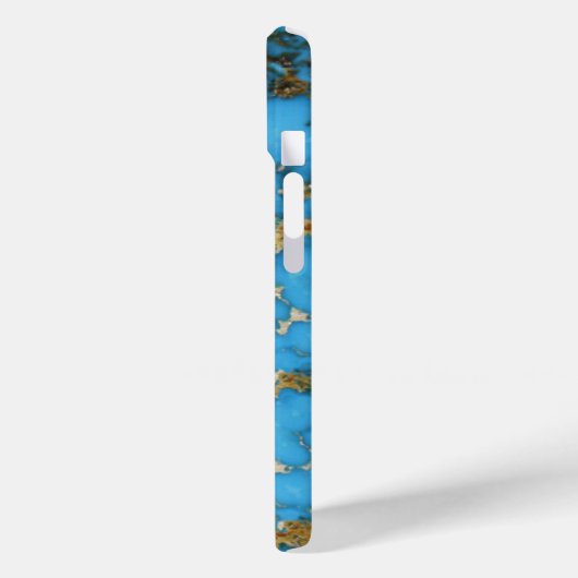 Turquoise blauwe telefoonhoes Case-Mate iPhone case (Achterkant / Links)