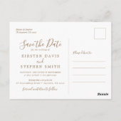 Turquoise Blauwgroen Blauw Aqua Gold Floral Bewaar Briefkaart (Achterkant)