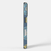 Turquoise Blauwgroen Blauw en geel Mandala Kunstpa Case-Mate iPhone Case (Achterkant / Rechts)