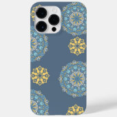 Turquoise Blauwgroen Blauw en geel Mandala Kunstpa Case-Mate iPhone Case (Achterkant)
