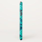 Turquoise Blauwgroen Blue Pattern Case-Mate iPhone Case (Achterkant / rechts)