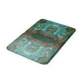 Turquoise Blauwgroen Brown Abstract Southwestern P Badmat (Gekanteld)
