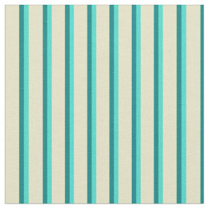 Turquoise, Blauwgroen en Bleek Goldenrod, gekleurd Stof