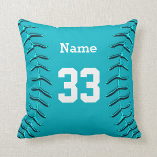 Turquoise / Blauwgroen, speciale Softball Pillow Kussen