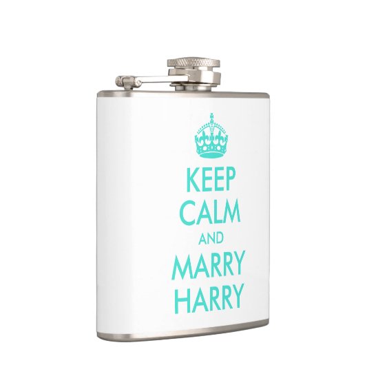 Turquoise Blijf kalm en trouw Harry Heupfles (Rechts)