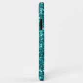 Turquoise Bling, sparkle en glitter Case-Mate iPhone Case (Achterkant/rechts)