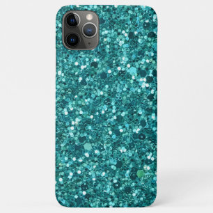 Turquoise Bling, sparkle en glitter Case-Mate iPhone Case