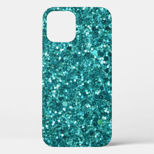 Turquoise Bling, sparkle en glitter Case-Mate iPhone Case