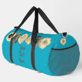 Turquoise Bloemenprint Naai Tas (Rechterhoek)