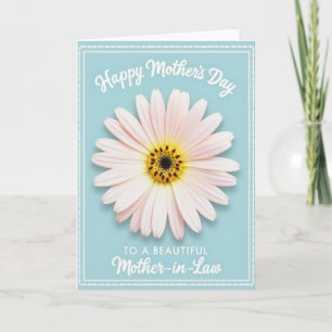 Turquoise Blossom Moederdagkaart Kaart