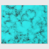 Turquoise blue agate ave stone patroon cadeaupapier (Vlak)