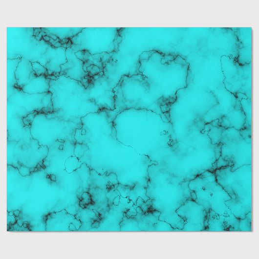 Turquoise blue agate ave stone patroon cadeaupapier (Vlak)