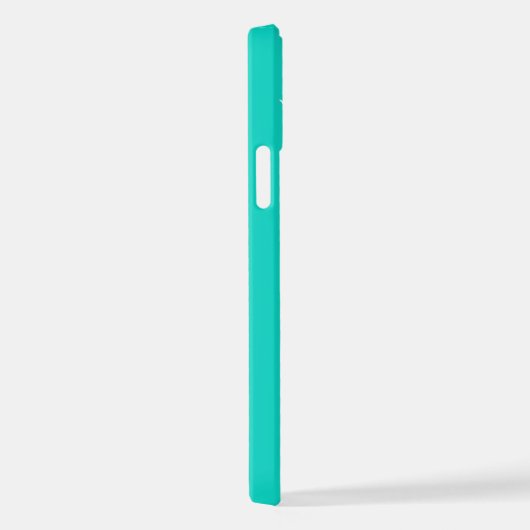 Turquoise blue anananas afbeelding iPhone 12 pro H iPhone Hoesje (Rechterkant)