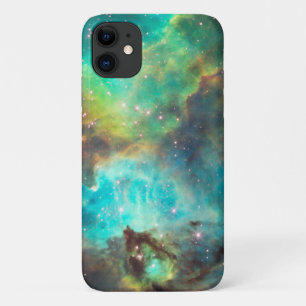 Turquoise Blue Aqua Nebula iPhone Case-Mate iPhone Case
