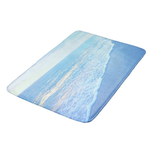 Turquoise Blue Bathroom Mat of UW AFBEELDING (Gekanteld)