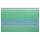 Turquoise, Blue, Beige & Zee Green Stripes Stof (Fat Quarter)