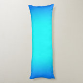 Turquoise Blue Body Pillow Lichaamskussen (Achterkant (Verticaal))