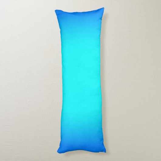 Turquoise Blue Body Pillow Lichaamskussen (Achterkant (Verticaal))