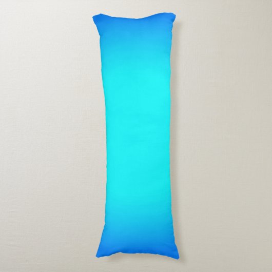 Turquoise Blue Body Pillow Lichaamskussen (Voorkant Verticaal)
