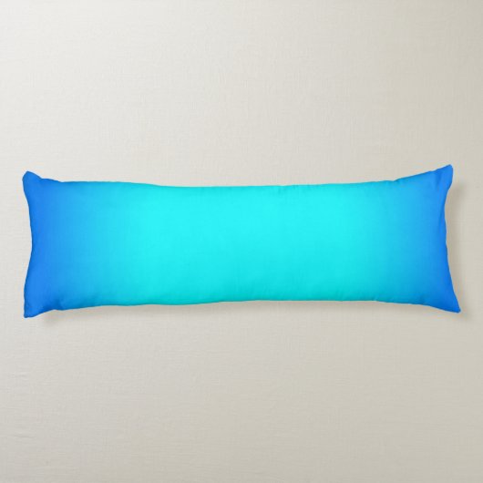Turquoise Blue Body Pillow Lichaamskussen (Achterkant)