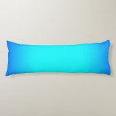 Turquoise Blue Body Pillow Lichaamskussen (Voorkant)
