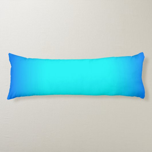 Turquoise Blue Body Pillow Lichaamskussen (Voorkant)
