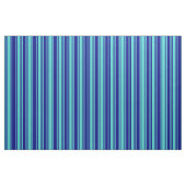 Turquoise & Blue Colored Stripes/Lines Pattern Stof (Fat Quarter)