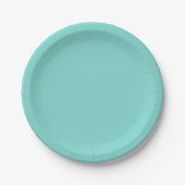 Turquoise Blue Custom  Paper Bord (Voorkant)