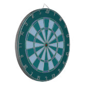 Turquoise Blue Dartbord (Voorkant Links)