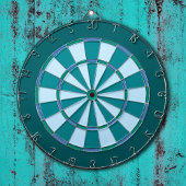 Turquoise Blue Dartbord