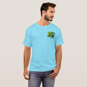 Turquoise Blue Discus T-shirt (Voorkant volledig)