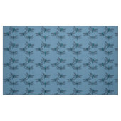 Turquoise Blue Dragonfly Stof (Fat Quarter)