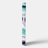 Turquoise, Blue en White Marble Case-Mate iPhone Case (Achterkant / Rechts)