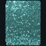 Turquoise Blue Faux Glitter Blauwgroen Aqua iPad Cover<br><div class="desc">Met deze geweldige glitterafdruk iPad cover kun je je dag wat glans toevoegen. Voor mannen en vrouwen zullen deze hedendaagse, gedructe slimme omhulsels een randje aan je wand toevoegen. Verkrijgbaar in een breed scala aan kleuren, zoals rood glitter, groen glitter, goudglitter, roze glitter, zwart glitter, paars glitter, blauw glitter en...</div>