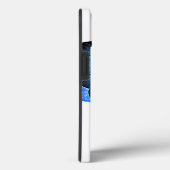 turquoise blue gepersonaliseerde volleybal vrouwen Case-Mate iPhone case (Achterkant / Rechts)