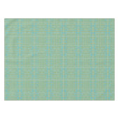 Turquoise Blue Green Pattern Tafelkleed (Voorkant (Horizontaal))