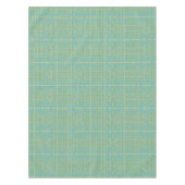 Turquoise Blue Green Pattern Tafelkleed (Voorkant)