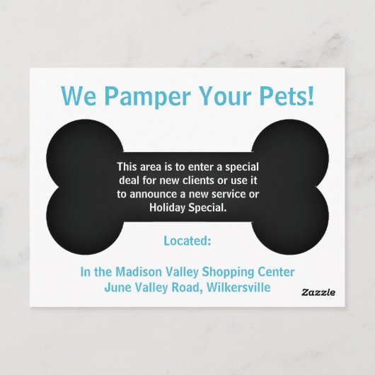 Turquoise Blue heeft een vaste pootmachine nodig Briefkaart (Achterkant)