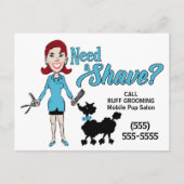 Turquoise Blue heeft een vaste pootmachine nodig Briefkaart (Voorkant)