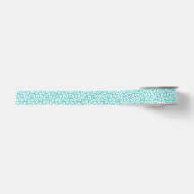 Turquoise Blue Leopard Cheetah Print