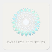 Turquoise Blue Lotus Mandala Spa en Beauty