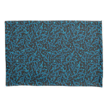 Turquoise Blue Muzieknoten Pattern Pillowcases