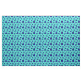 Turquoise Blue Nautical Coastal Boating Stof (Yard (91,4 cm))