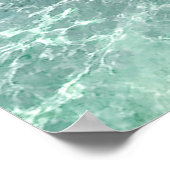 Turquoise Blue Ocean Photography Poster (Hoek)