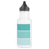Turquoise Blue Paint Chip Waterfles (Rechts)